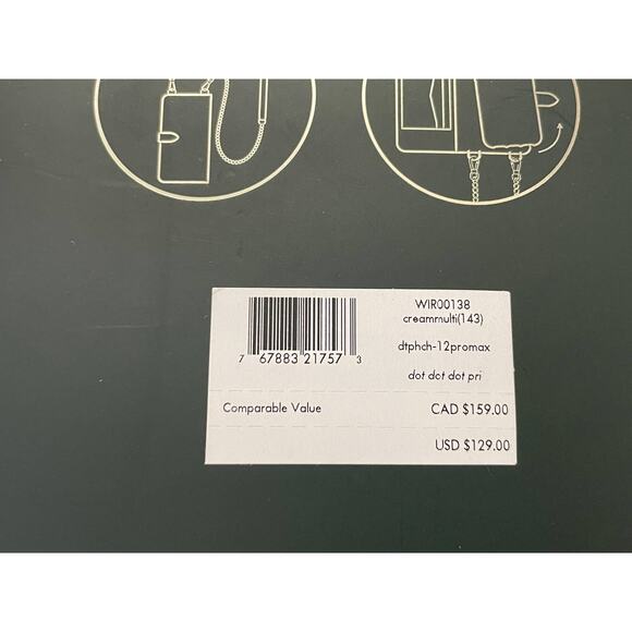 Kate Spade Iphone 12 PRO MAX FOLIO crossbody Case - Picture 11 of 15